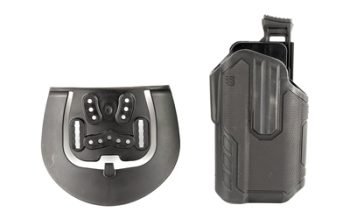 BLACKHAWK, Omnivore L2 Multi-Fit Holster, Fits More Than 150 Styles of Semi-Automatic Handguns with Surefire X300A/X300, Thumb Activated Active Retention Mechanism, Level 2 Retention, Right Hand, Black