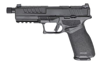 Springfield, Echelon, Semi-automatic, Striker Fired, Polymer Framed Pistol, Full Size, 9MM, 5.28" Threaded Barrel, 1/2X28 Thread Pitch, Melonite Finish, Black, Optics Ready Slide, Tritium 3 Dot Night Sights, 2 Magazines, (1)-17 Round and (1)-20 Round