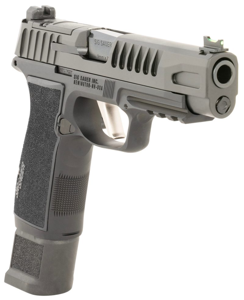Sig Sauer 365AXGF9BFO P365 Fuse Compact Frame 9mm Luger 17+1 4.30" Black Carbon Steel Barrel, Black Nitron Optic Ready/Serrated Stainless Steel & Frame w/Beavertail & Picatinny Rail, Black LXG Grip