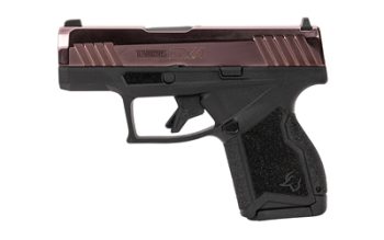 Taurus USA, GX4, Striker Fired, Semi-automatic, Polymer Frame Pistol, Compact, 9MM, 3" Barrel, Matte Finish, Black Frame, Rose PVD Slide, Adjustable Sights, (1)-11 and (1)-13 Round Magazine