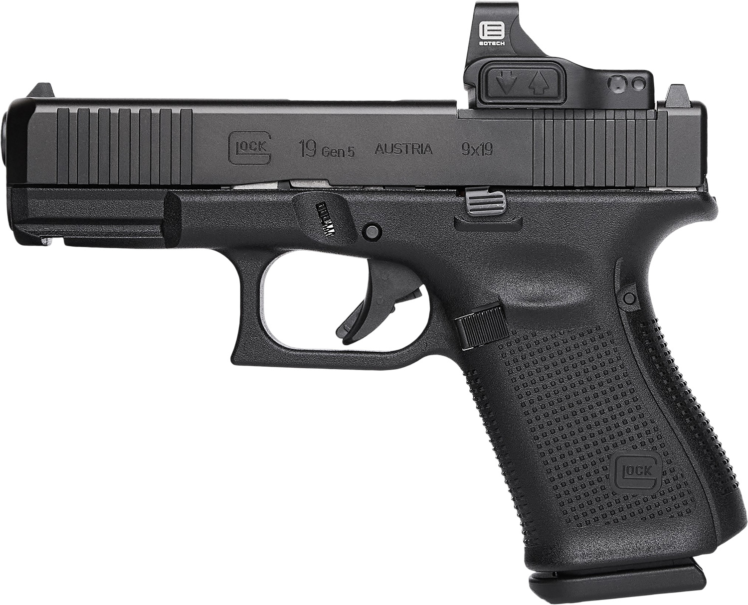 GLOCK 19 GEN 5 W/EOTECH 3MOA 3-15RD
