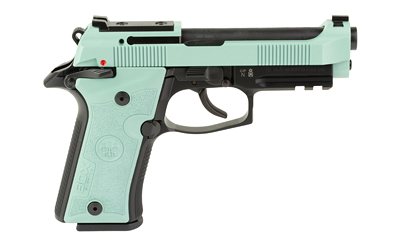 Beretta, 80X Cheetah, Double Action/Single Action, Semi-automatic, Metal Frame Pistol, 380ACP, 3.9" Barrel, Polymer Grip, Manual Safety/Decocker, Matte Finish, Blue and Black, Front Picatinny Rail, Optic Ready, 13 Rounds, 2 Magazines - Image 2