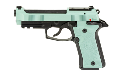 Beretta, 80X Cheetah, Double Action/Single Action, Semi-automatic, Metal Frame Pistol, 380ACP, 3.9" Barrel, Polymer Grip, Manual Safety/Decocker, Matte Finish, Blue and Black, Front Picatinny Rail, Optic Ready, 13 Rounds, 2 Magazines - Image 3